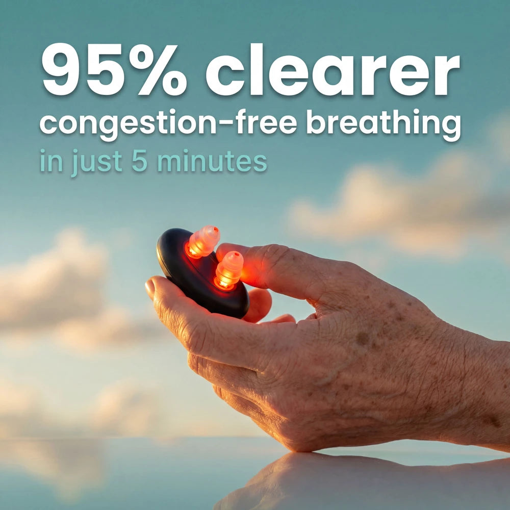 BreatheWell Red Light Nasal Device