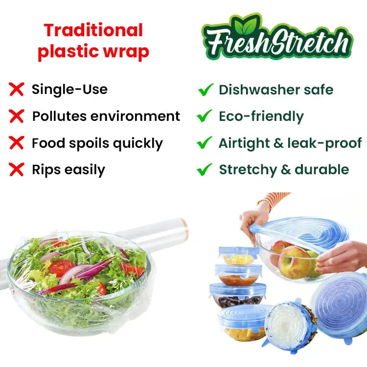 Reusable Silicone Stretch Lids