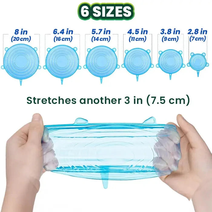 Reusable Silicone Stretch Lids