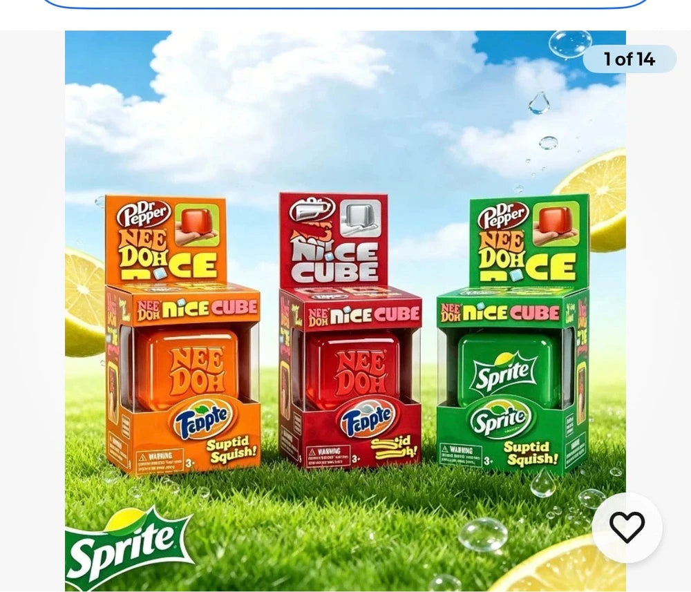 Soda Squish Sensory Cube Limited Edition