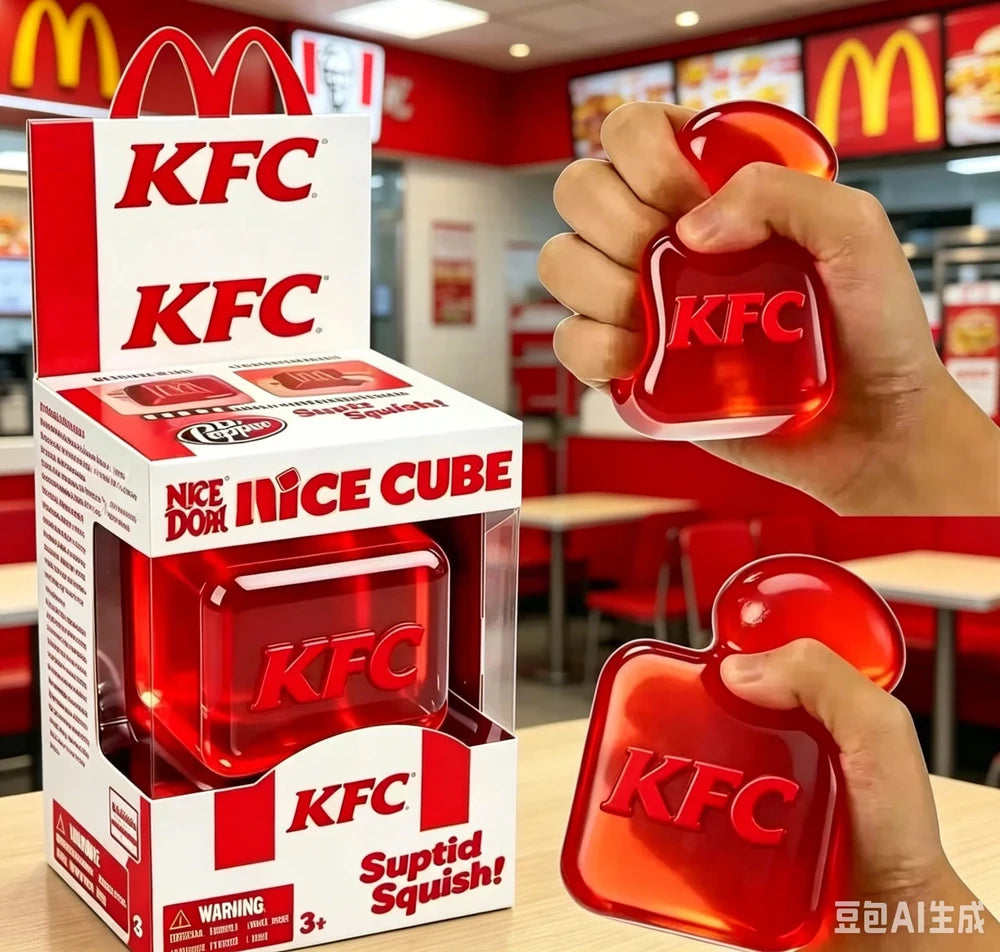 Fast Food Edition Squishy Stress Cube (Limited Edition)